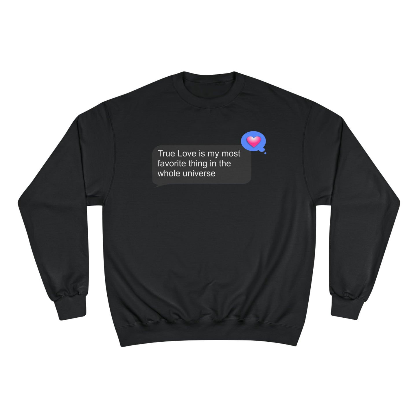 True Love Heart Sweatshirt | Cozy Gift for Couples, Valentine's Day, Anniversary, Casual Love Wear, Unisex Sweatshirt