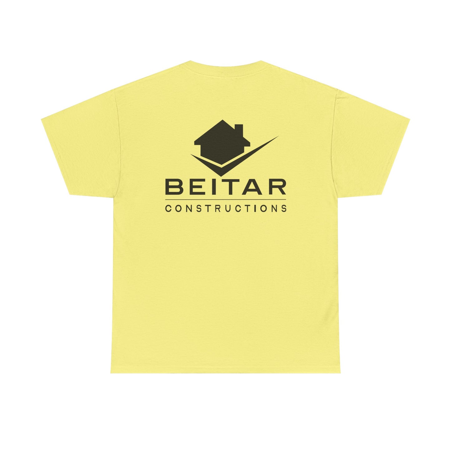 BEITAR Constructions Yellow Shirt Black Logo T-Shirt