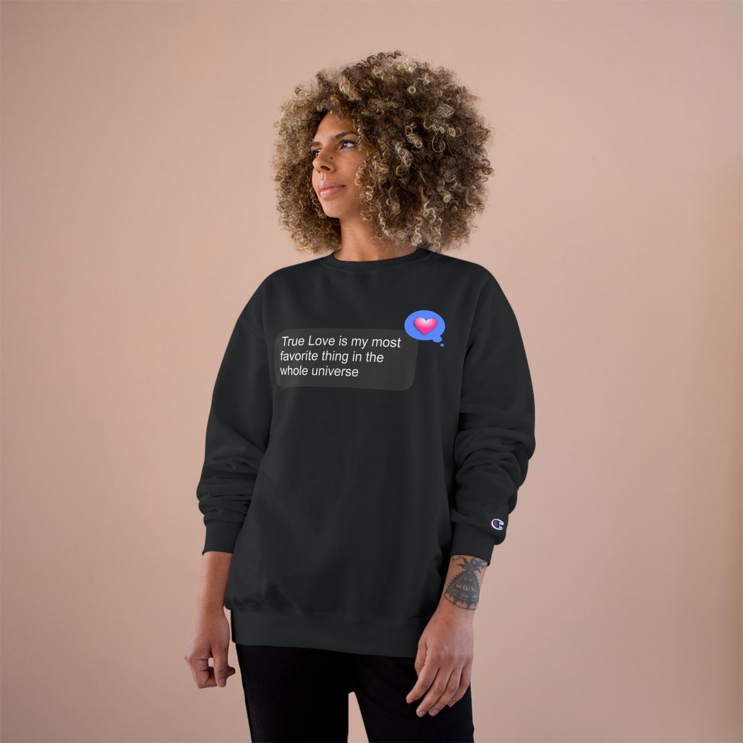 True Love Heart Sweatshirt | Cozy Gift for Couples, Valentine's Day, Anniversary, Casual Love Wear, Unisex Sweatshirt