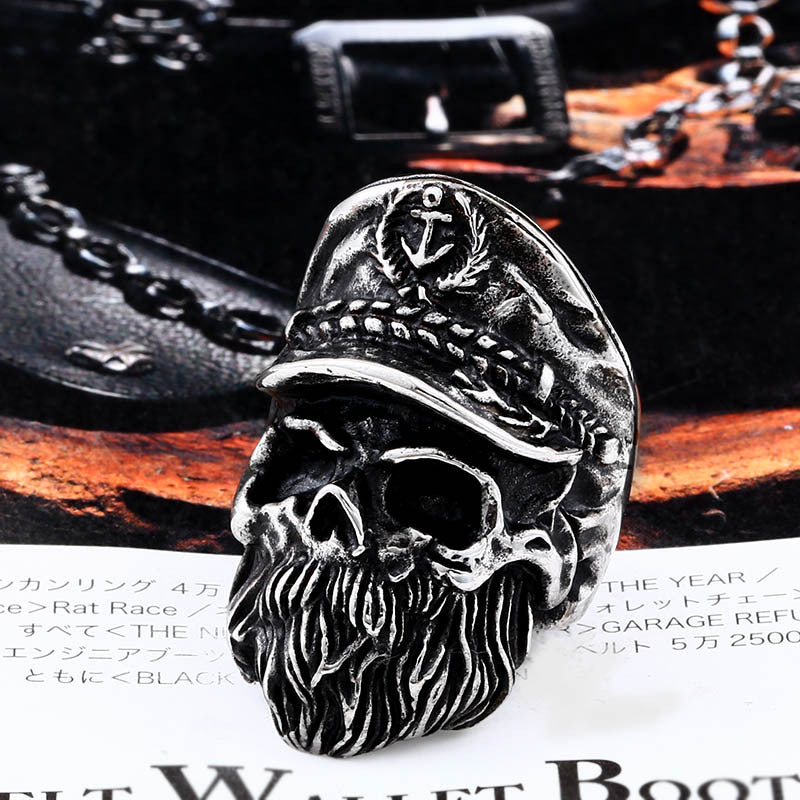 Skull Captain Ring