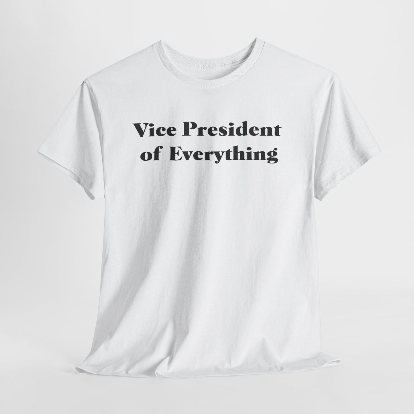 Vice President of Everything (Blk Ltrs) - Hurtz Shirtz Collection