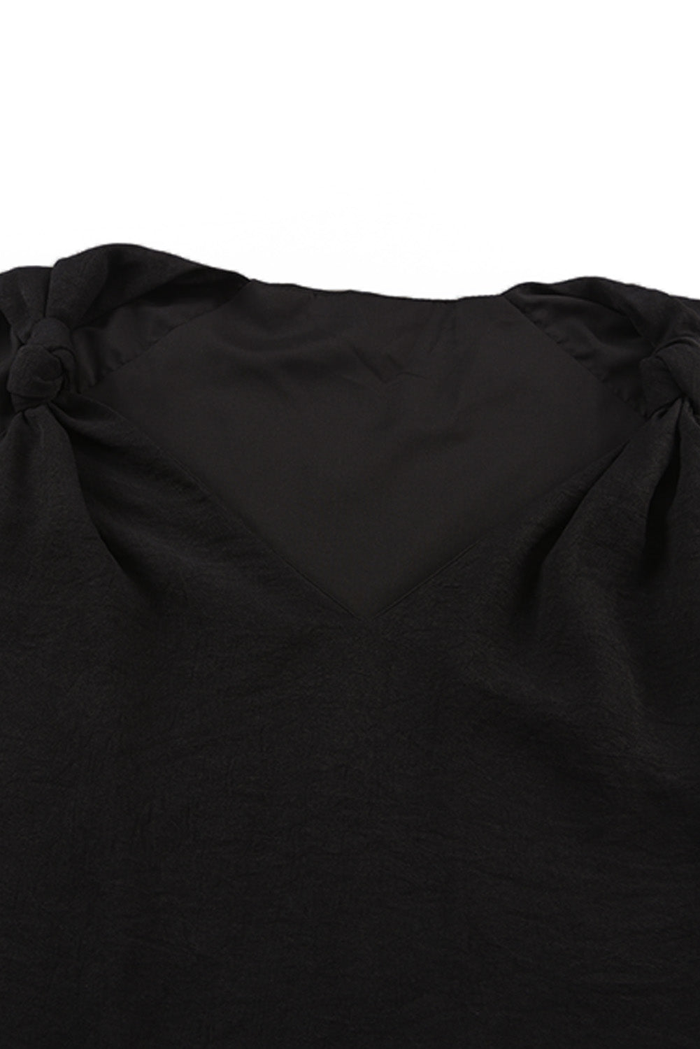 V Neck Casual Knotted Shoulder Vest