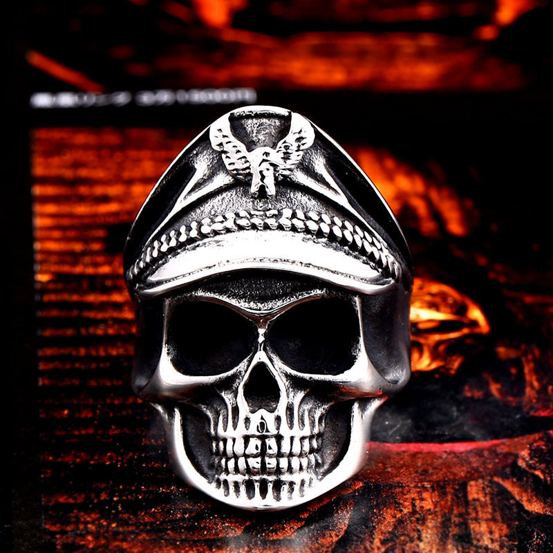EZ Rider Skull Ring