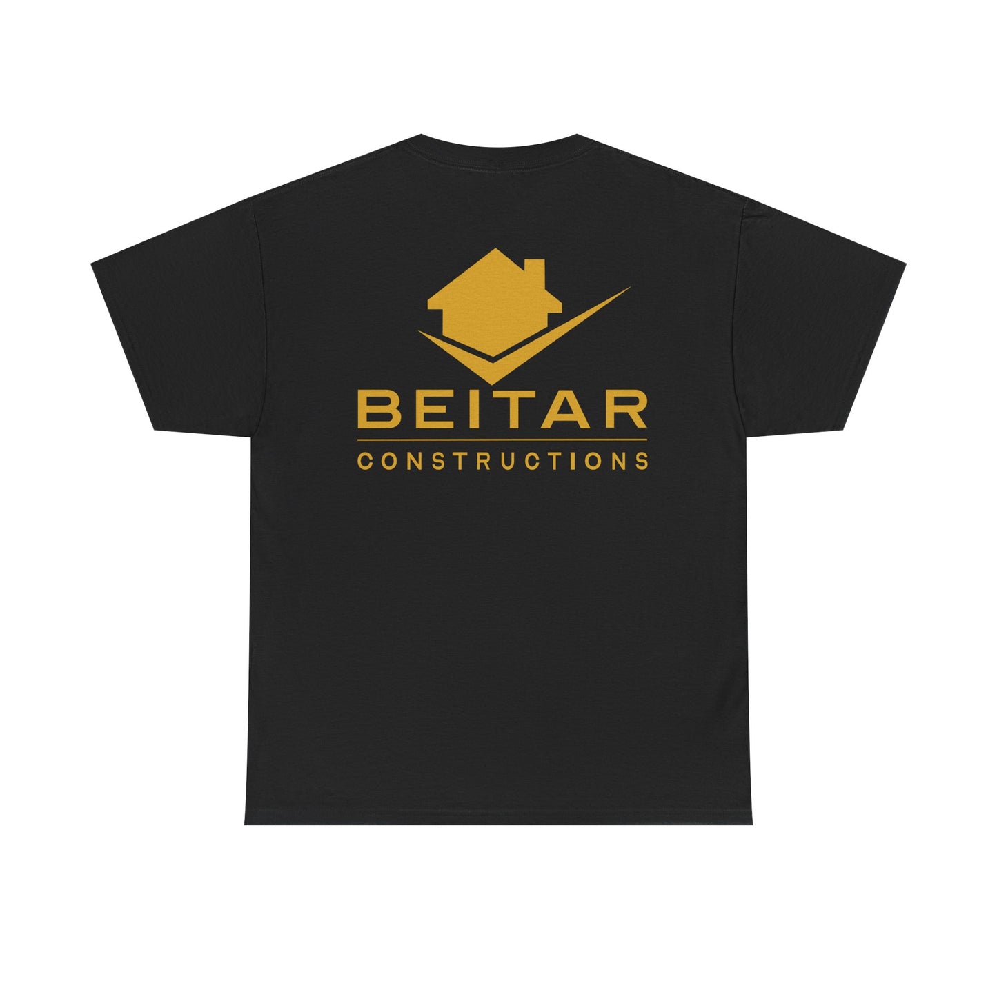 Beitar Constructions - Black Shirt Gold Logo