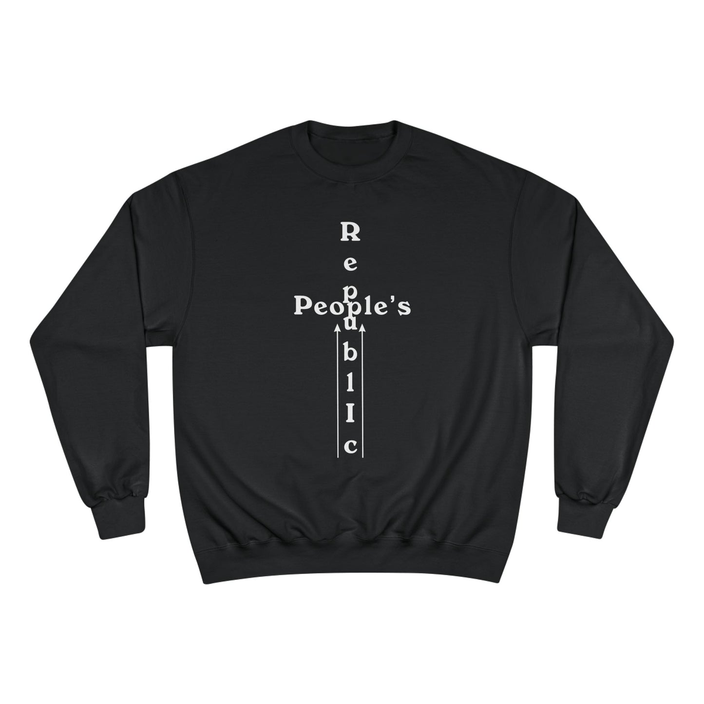 People's Republic Sweatshirt White letters - Hurtz Shirtz Collection