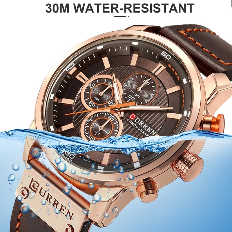 Luxury Chronograph Quartz Watch for Men