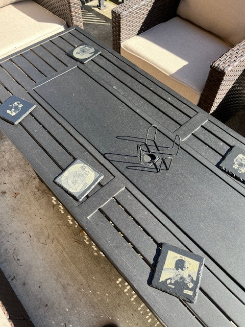 Custom Laser Photo Slate Coasters