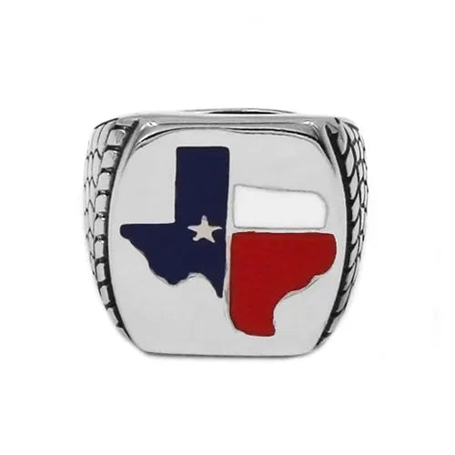 Texas Oil Tycoon Style Biker Ring