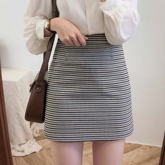Women's Plaid A-Line Skirt