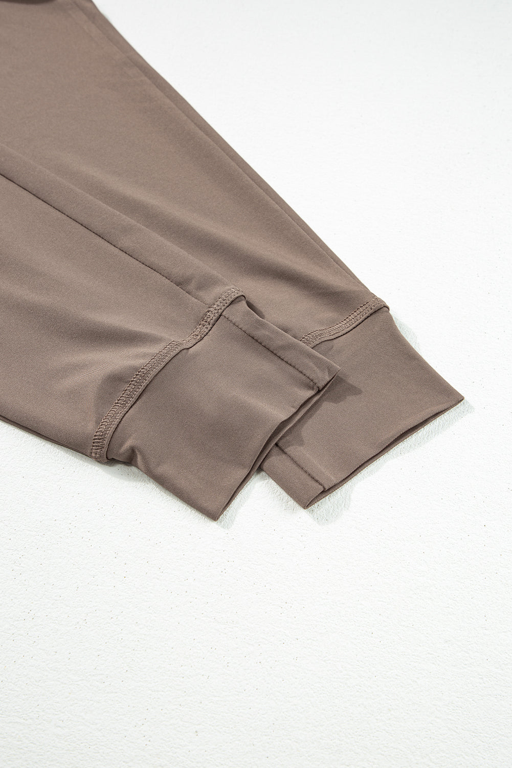 Black Casual Drawstring Drop Waist Pocketed Joggers