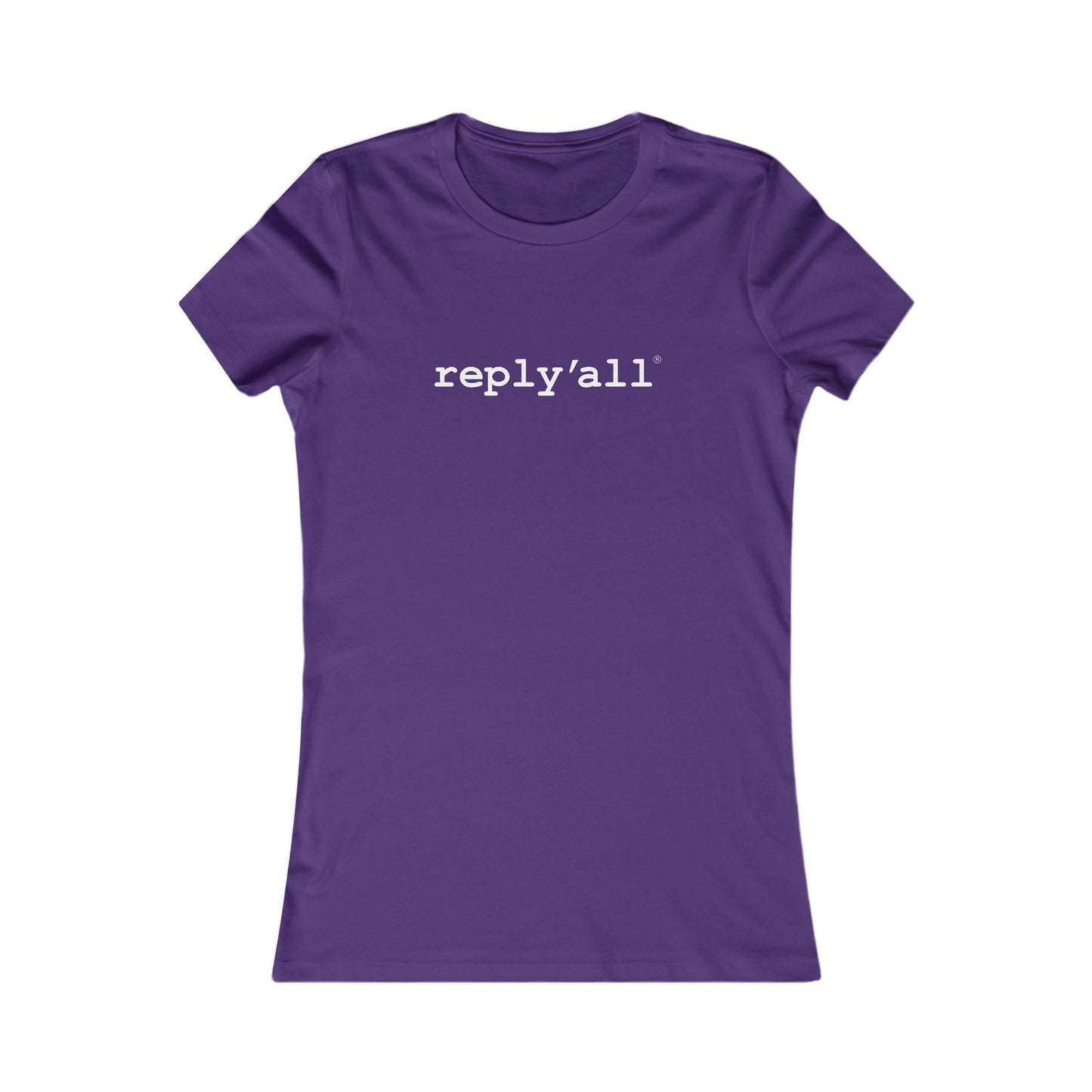 reply all (White Letters Ladies) - Hurtz Shirtz Collection