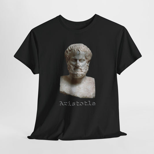 Aristotle on Blk Shirt - Hurtz Shirtz Collection