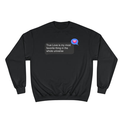 True Love Heart Sweatshirt | Cozy Gift for Couples, Valentine's Day, Anniversary, Casual Love Wear, Unisex Sweatshirt