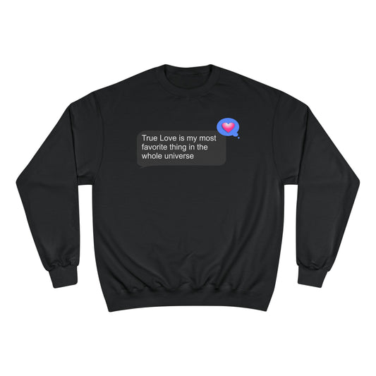 True Love Heart Sweatshirt | Cozy Gift for Couples, Valentine's Day, Anniversary, Casual Love Wear, Unisex Sweatshirt