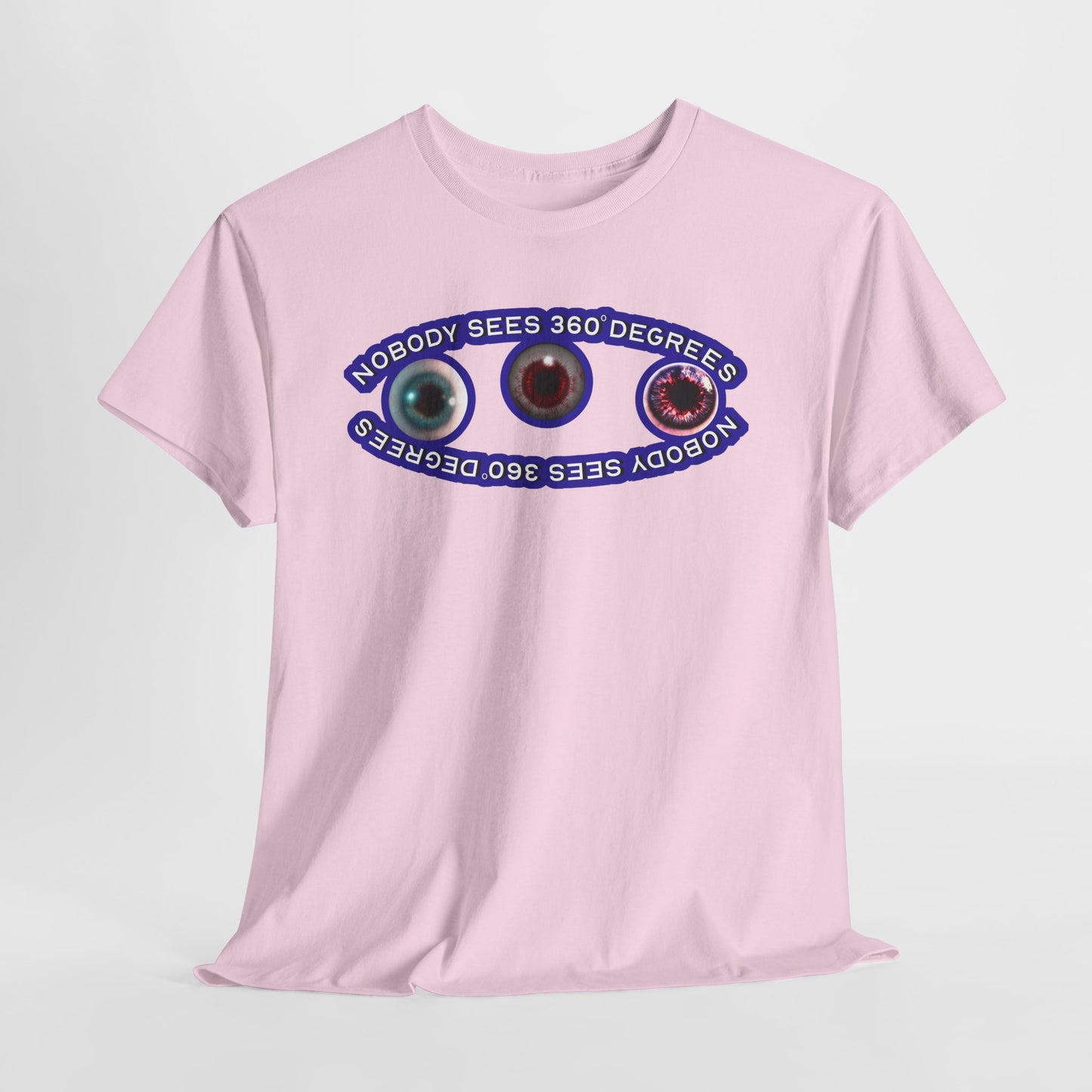 Nobody Sees 360 Degrees Graphic Tee - Purple - Hurtz Shirtz Collection