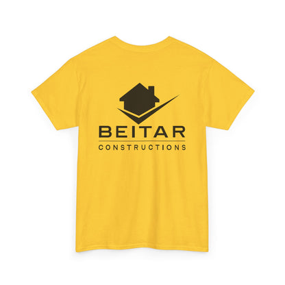 BEITAR Constructions Yellow Shirt Black Logo T-Shirt