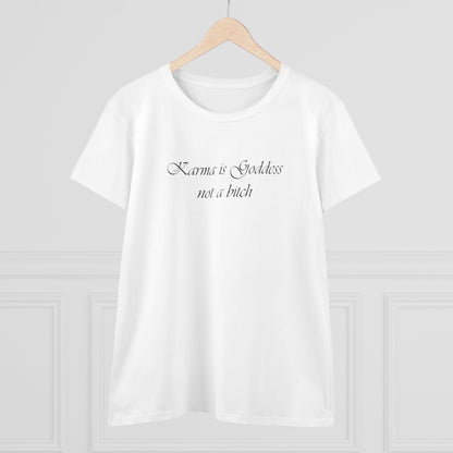 Karma on White Shirt - Hurtz Shirtz Collection