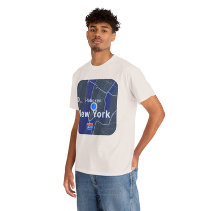 New York Map Graphic T-shirt - Hurtz Shirtz Collection