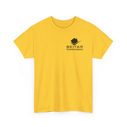 BEITAR Constructions Yellow Shirt Black Logo T-Shirt