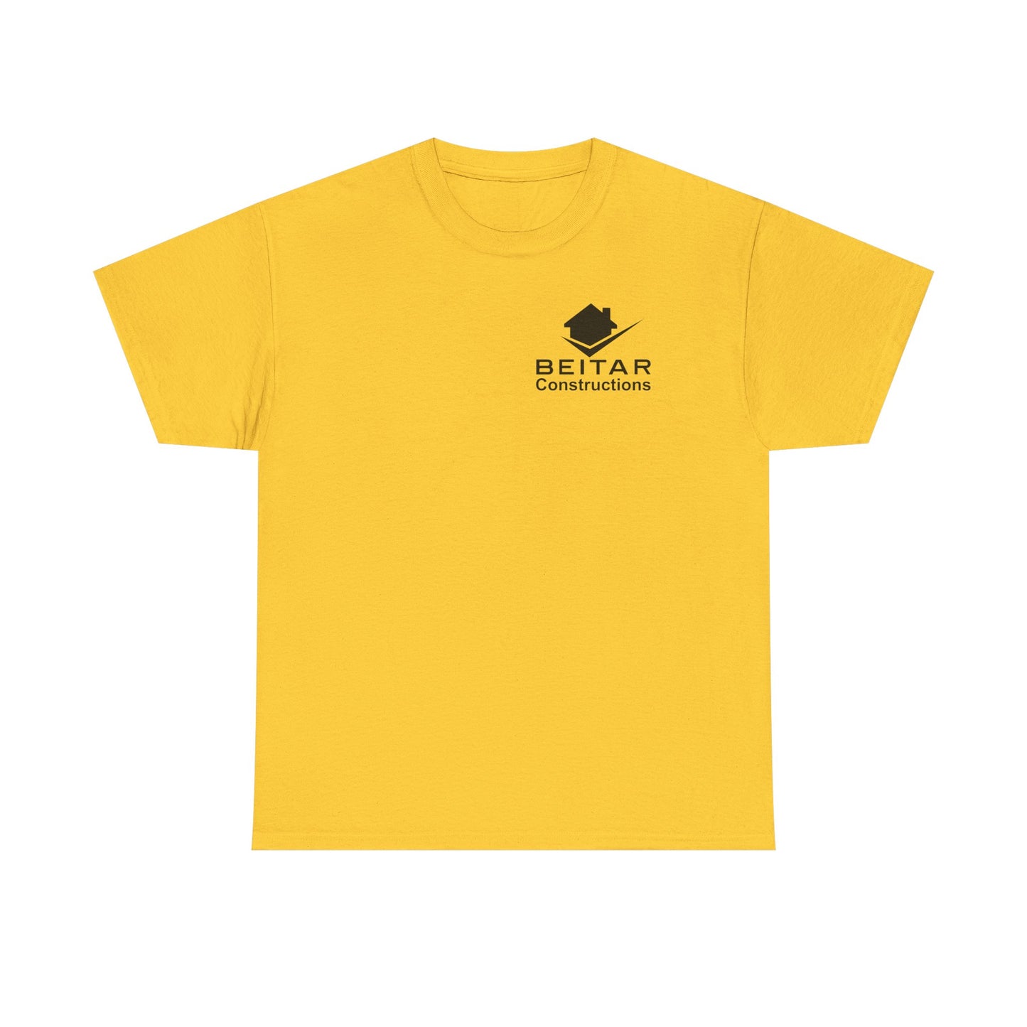 BEITAR Constructions Yellow Shirt Black Logo T-Shirt