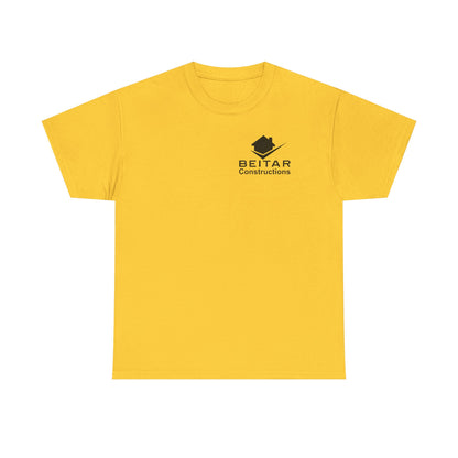 BEITAR Constructions Yellow Shirt Black Logo T-Shirt