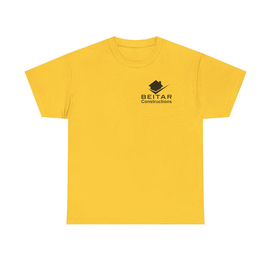 BEITAR Constructions Yellow Shirt Black Logo T-Shirt