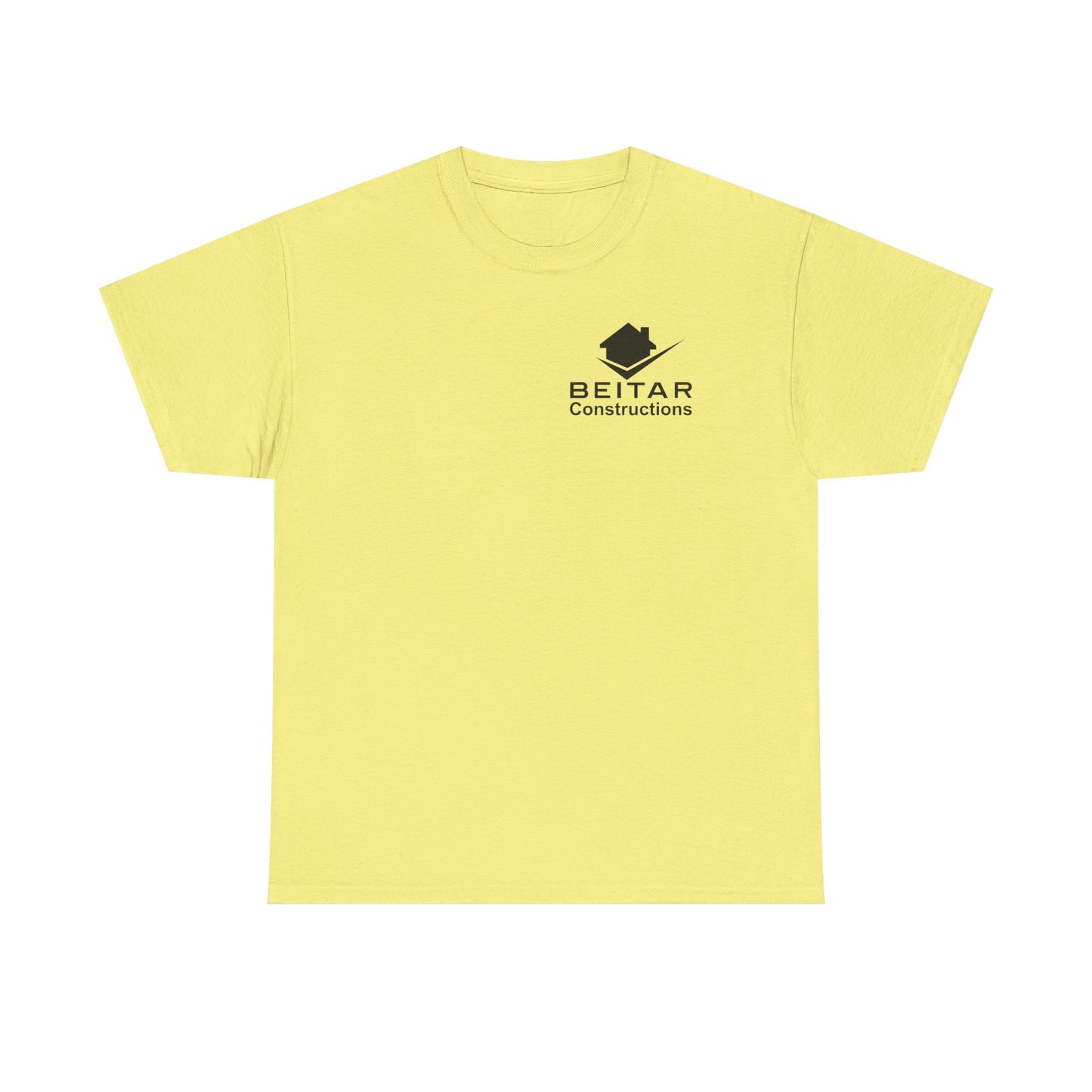 BEITAR Constructions Yellow Shirt Black Logo T-Shirt