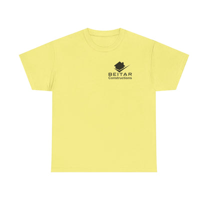 BEITAR Constructions Yellow Shirt Black Logo T-Shirt