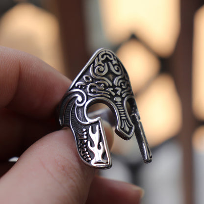 Spartan Gladiator Helmet Ring