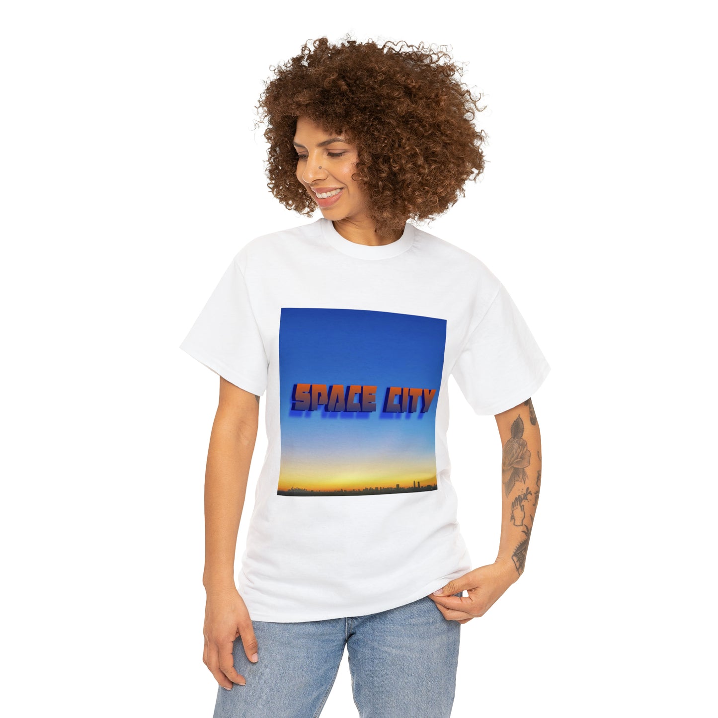 Space City Skyline - Hurts Shirts Collection