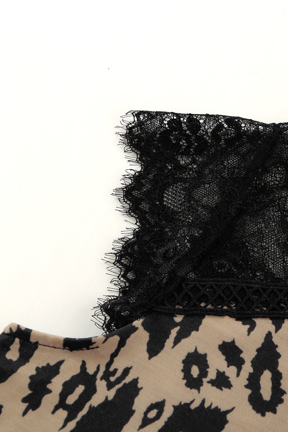 Striped Shirt Lace Trim V Neck T Shirt