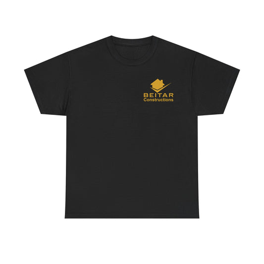 Beitar Constructions - Black Shirt Gold Logo