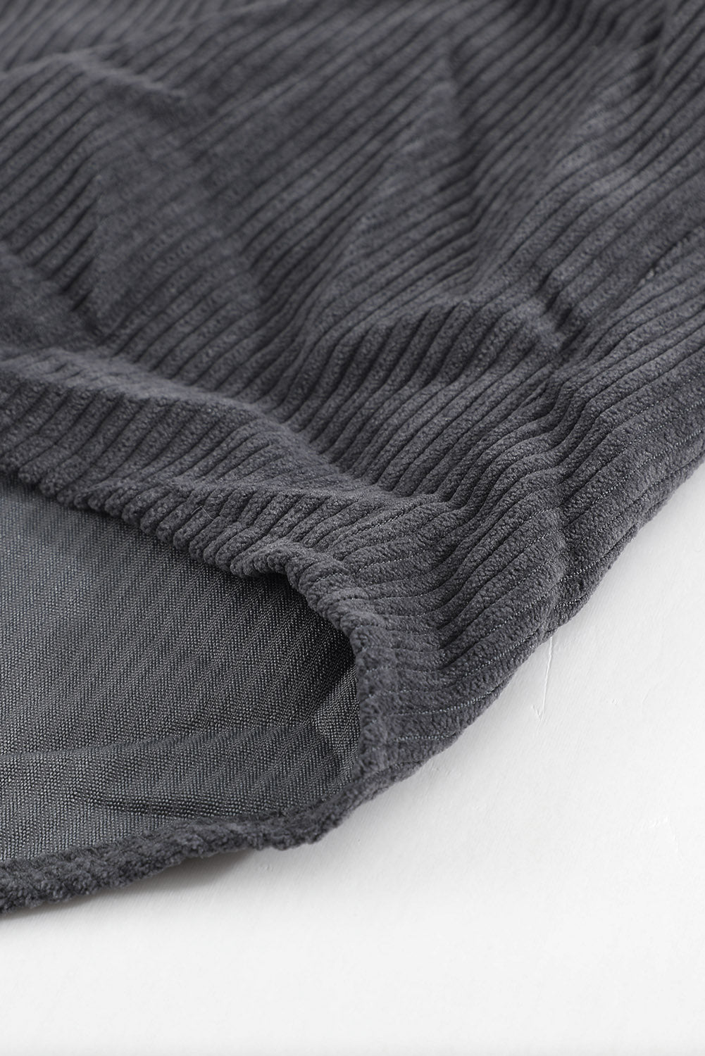 Button Up Colorblock Pocket Corduroy Jacket