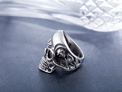 Skeleton Skull Ring