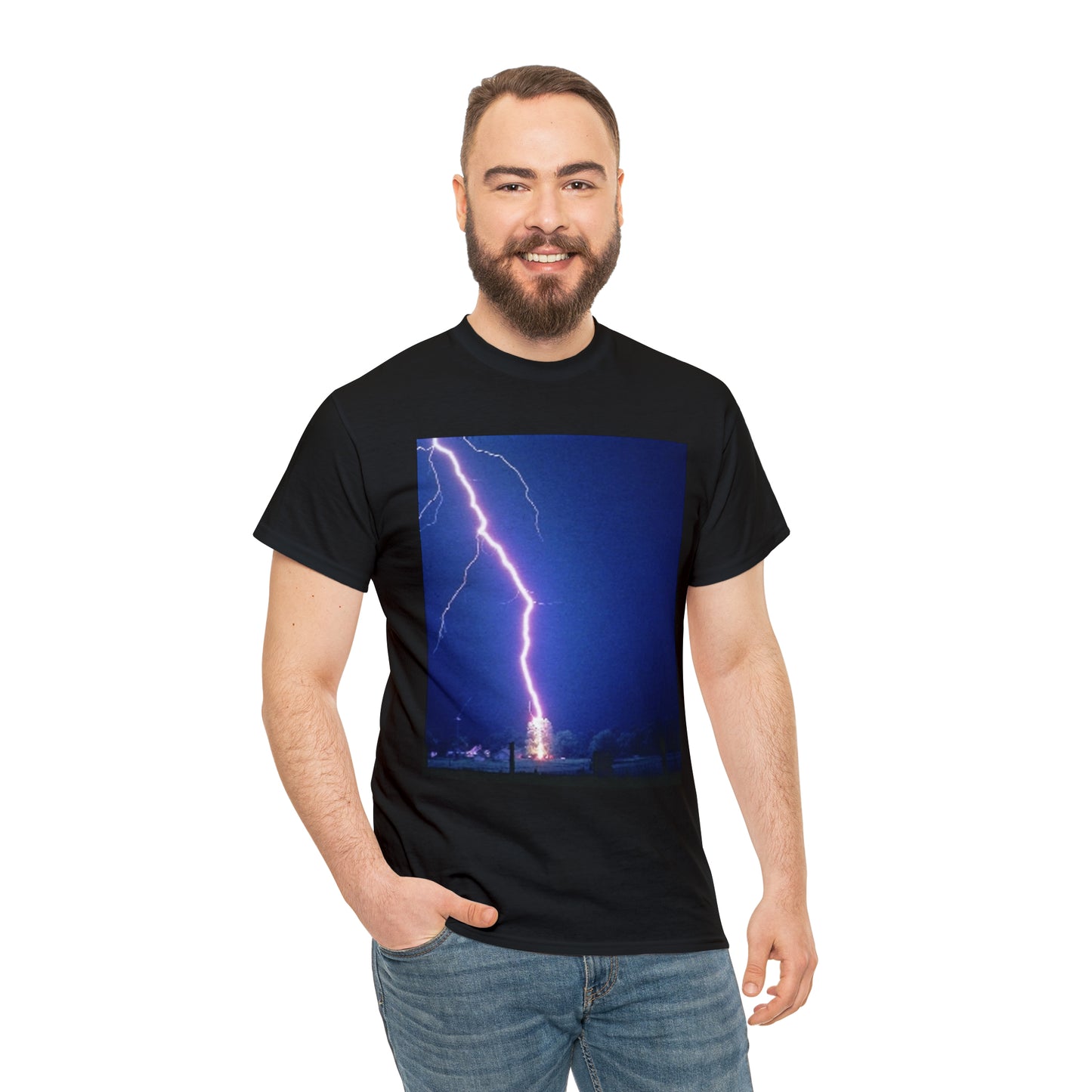 Blue Lightning Strike - Hurts Shirts Collection