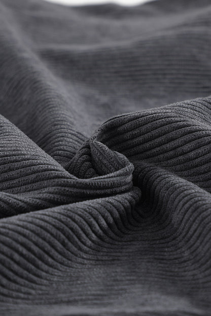 Button Up Colorblock Pocket Corduroy Jacket