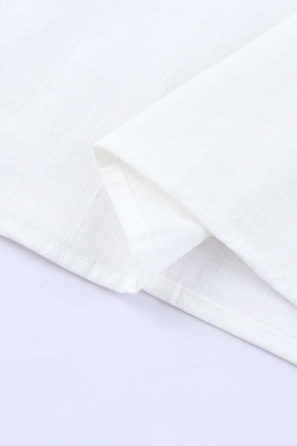 Floral Embroidered Boho Ruffle Puff Sleeve Blouse