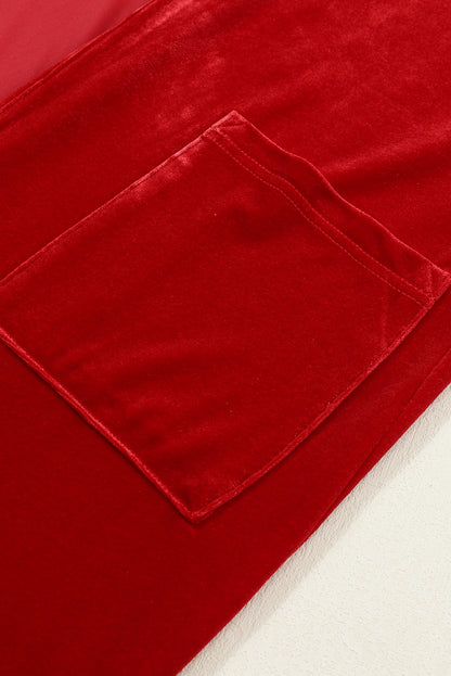 Pocketed Open Front Long Cardigan