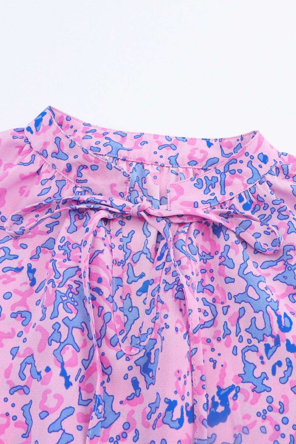 Leopard Print V Neck Sleeveless Top