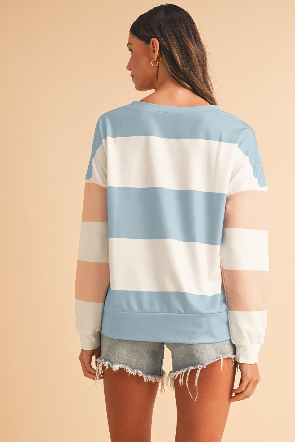 Colorblock Drop Sleeve Top