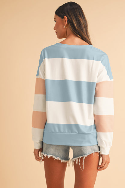 Colorblock Drop Sleeve Top