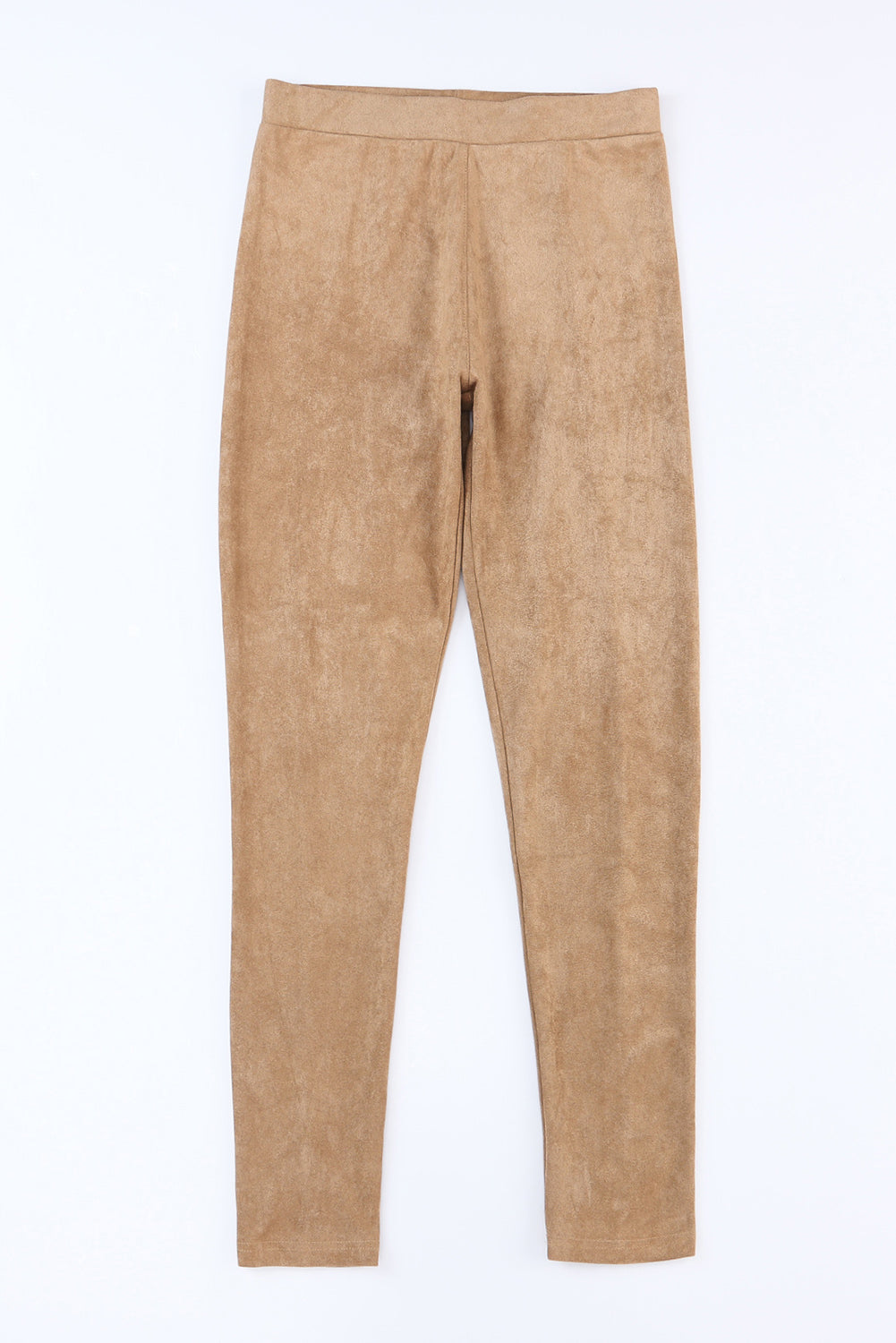 Jungle Mid Rise Faux Suede Skinny Leggings