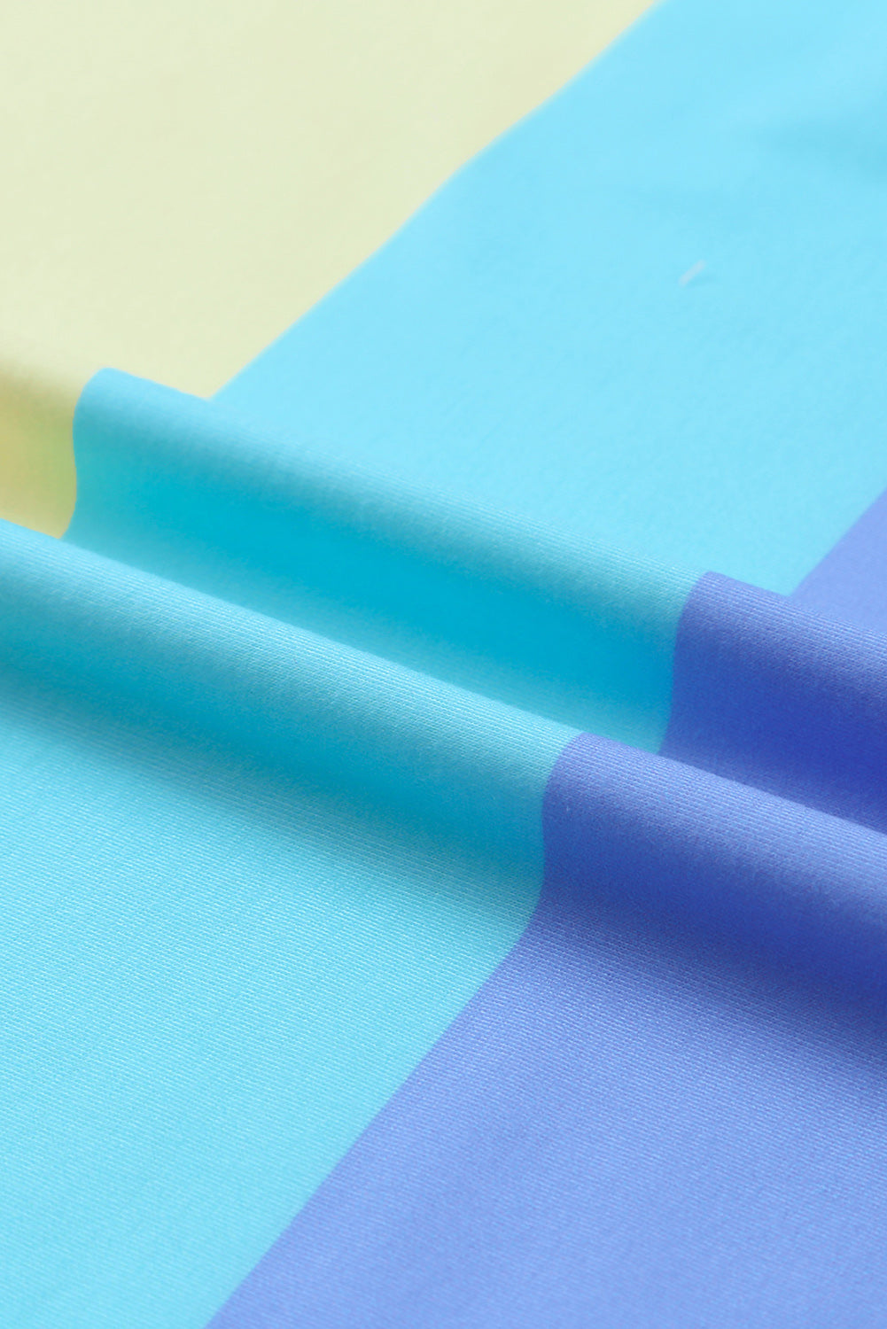 Multicolor Colorblock Striped Casual Tank Top