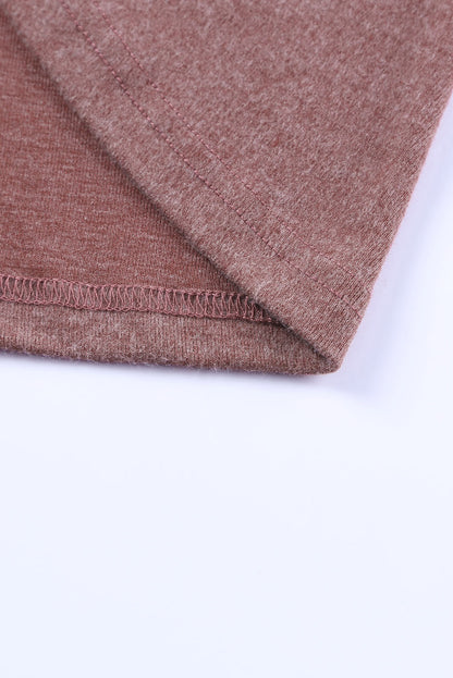Button Front Pullover Hooded Sweatshirt