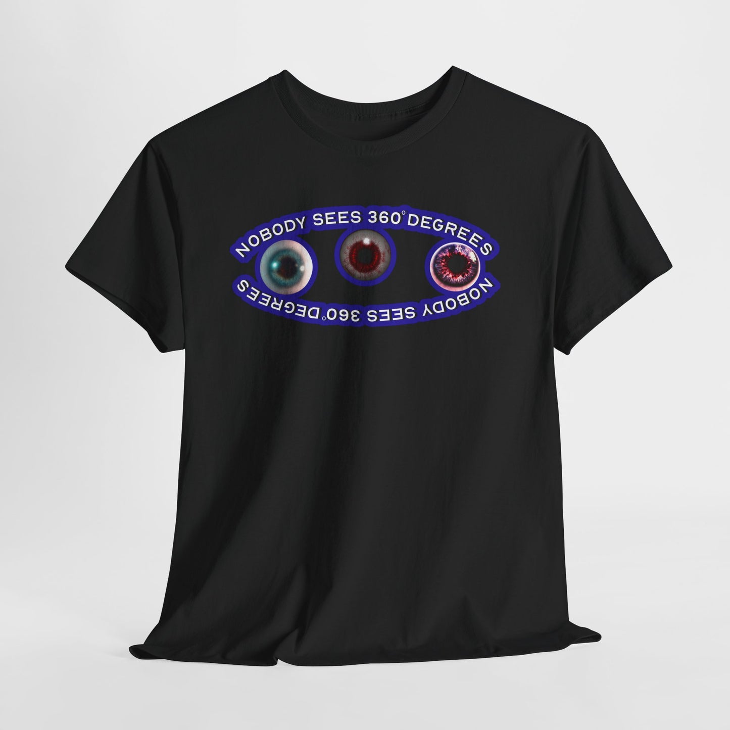 Nobody Sees 360 Degrees Graphic Tee - Purple - Hurtz Shirtz Collection