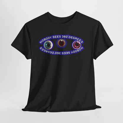 Nobody Sees 360 Degrees Graphic Tee - Purple - Hurtz Shirtz Collection