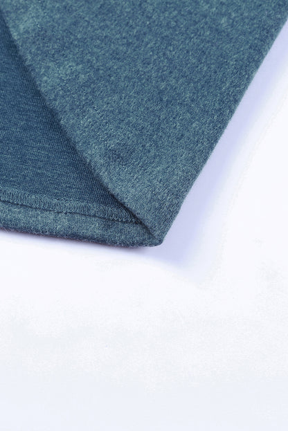 Button Front Pullover Hooded Sweatshirt
