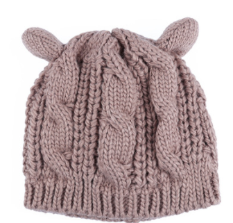 Kitty Cat Ears Knitt Cap / Beanie for Winter