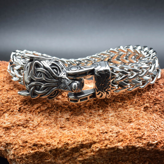 Men's Dragon Head Bracelet