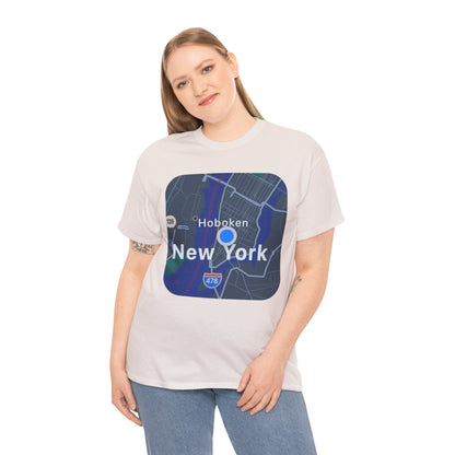 New York Map Graphic T-shirt - Hurtz Shirtz Collection